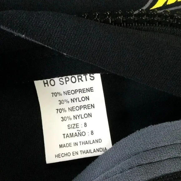 Ho Sports Junior Kids Size 8 Shorty Scuba Wetsuit Gray Aquaseal Zip Front - Picture 8 of 13